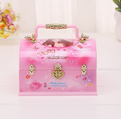 Музыкальная шкатулка для девочки Сундучок с танцующей балериной