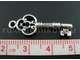 подвеска "Ключ ажурный", цвет-античное серебро, 3 шт/уп
