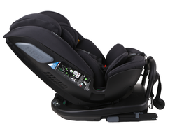 Автокресло 0-36 кг Kidzi Spin Plus 360 i-Size, черное