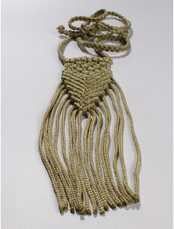 Подвеска Бохо макраме "Бахрома" хаки