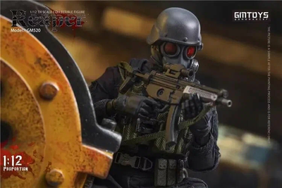 Ханк, лидер USS Alpha Team (Resident Evil, Обитель Зла) - Коллекционная фигурка 1/12 Reaper (GM520) - Gmtoys