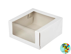 УПАКОВКА ДЛЯ ТОРТА С ПАНОРАМНЫМ ОКНОМ  225*225*110 ММ