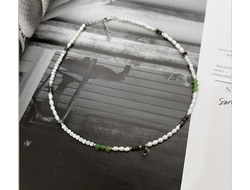 Чокер с натуральными камнями