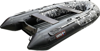 Моторная лодка Хантер 380 ПРО КМФ НДНД
