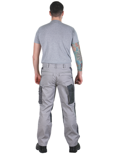 Брюки 2020-ТОМБОЙ®, цв. светло-серый/серый