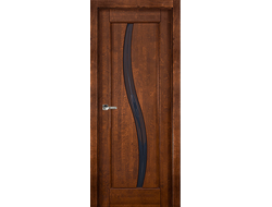 Дверь Соло "античный орех" остекленная