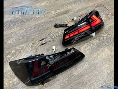 Стопы Lexus IS 05-12 черные с анимацией