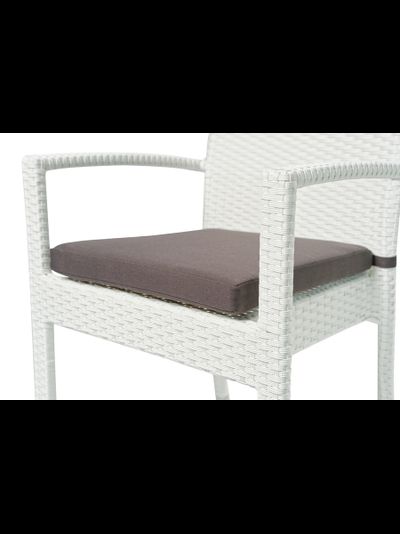 Плетеный стул MILANO белый