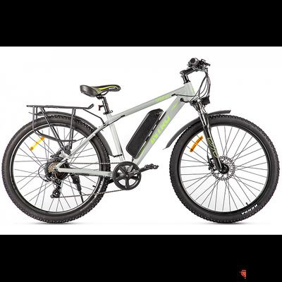 Электровелосипед INTRO Sport GT (Серо-зеленый)