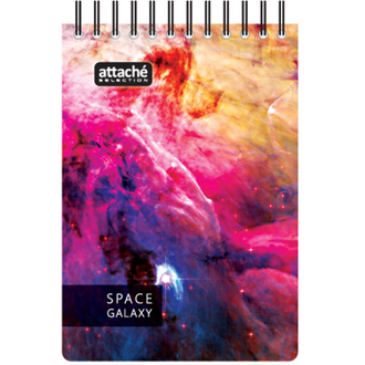 Блокнот 120л, А7, Space Galaxy, 82х110мм, 70квм, цветной, в асс