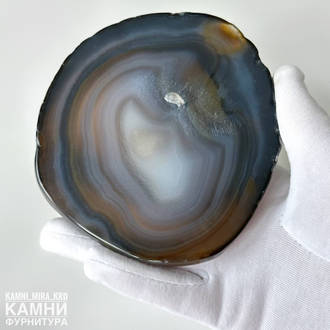 Агат природный срез, цена за штуку