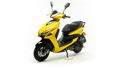 Скутер Motoland FS желтый