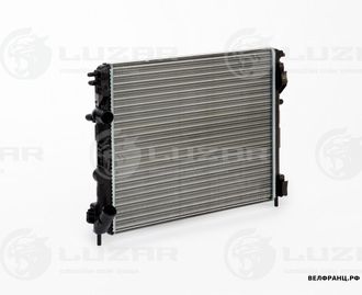 Радиатор ДВС | Renault Logan до 2008 MT 1.4/1.6 А/С+ LUZAR аналог  8200156548 7700428082