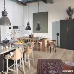 Виниловый пол Meister Дуб Вествуд 7396 в интеьрере