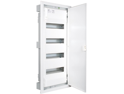 Электрический распределительный щит 4 ряда, 56 модулей Solera Metalbox, белый