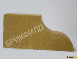 Кирпич облицовочный "Карниз большой". Желтый. Кирпичный завод Брик Филд