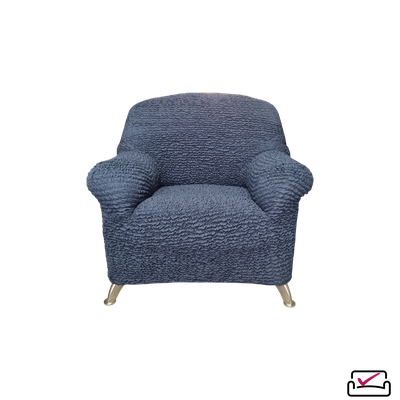 Чехол на кресло Микрофибра Графит. Защита мягкой мебели от животных.