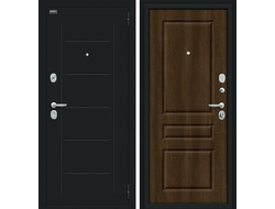 Дверь Входная  "Пик" Dark Barnwood/Букле черное