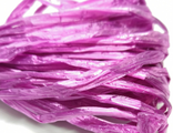 Рафия цвет Сиреневый жемчужная 1 метр (толщина 10 мм)