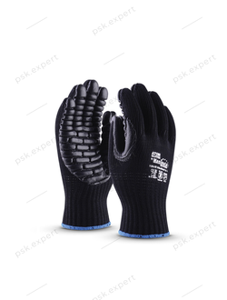 Перчатки рабочие &quot;Вибрест VG-574&quot; защита от вибрации цвет черный