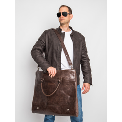 Портплед + дорожная сумка (2 в 1) Palermo Premium 
brown (арт. 4038-52)