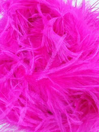 Боа из перьев страуса 2м, 30 гр ФУКСИЯ