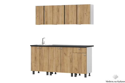 КГ-1 Дуб золотой 1,8м кухонный гарнитур