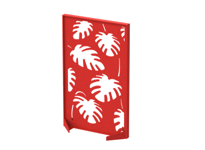 Перегородка прямоугольная с декором "Пальмы"