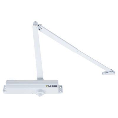 Дверной доводчик с отсрочкой закрывания до 35 секунд. Морозостойкий с ветровым тормозом.