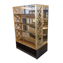 (ЭКС0600) Хлебная витрина "EXCLUSIVE" с 4-мя наклонными полками