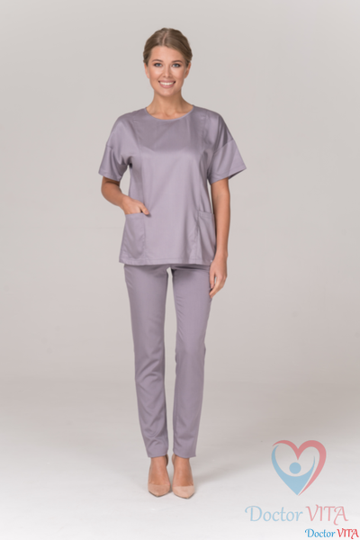 Брюки DR.SUPER "Stars" серые