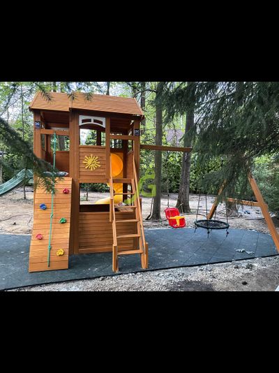 Детская площадка IgraGrad Клубный домик 2 с трубой