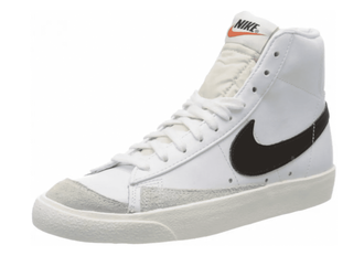 Nike Blazer Mid 77 Jumbo Black White сзади