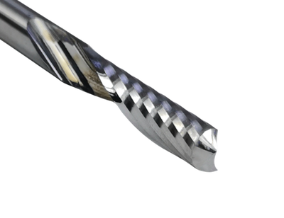 Фреза спиральная по пластику 4x15 s4x50 Z1 HM стружка вверх