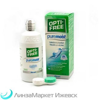 Раствор для контактных линз OptiFree Pure Moist (раствор для линз ОптиФри ПуреМойст)