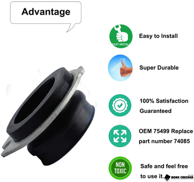 Выпускной коллектор с фиксирующим металлическим кольцом Bonecrusher