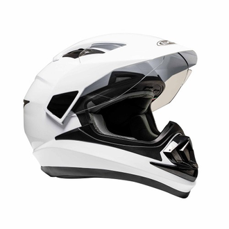 Кроссовый шлем XP-14 A WHITE GLOSSY низкая цена