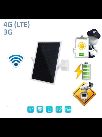 DE/C&amp;E-L8 4G LTE Уличный 4G/3G роутер для систем видеонаблюдения, интернет вещей, раздаёт WiFi (b/g/n) до 150 Мбит/с с автономным питанием и солнечной панелью (5 дней без подзарядки)