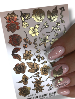 Фольгированные слайдеры Золото/Серебро AN