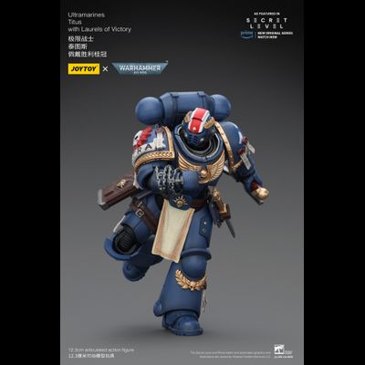 Тит, лейтенант Ультрамаринов (Warhammer 40K) - КОЛЛЕКЦИОННАЯ ФИГУРКА 1/18 Ultramarines Titus with Laurels of Victory (JT02779) - JOYTOY