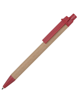 Ручка картонная «Эко», 4 цвета, красная
