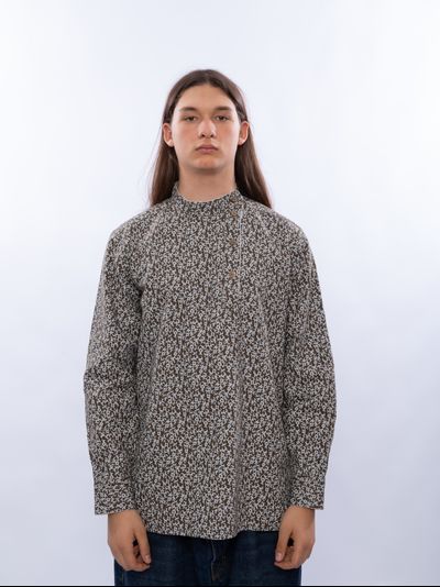 Косоворотка современная из крапивы "Богатырская, лён"