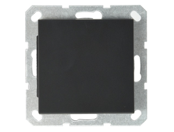 Переключатель одноклавишный Wedder, матовый черный