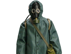 Чернобыльский ликвидатор в ОЗК - Комплект экипировки 1/6 - Chernobyl Scavenger RESCUER Uniform Set (QOM-1012) - QORANGE QOTOYS (БЕЗ ТЕЛА И ГОЛОВЫ)