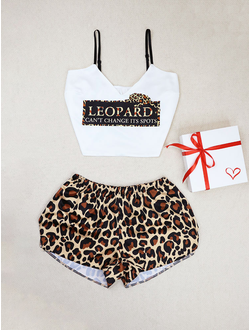 Шелковая пижама "Leopard"