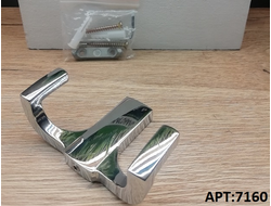 Крючок СТИЛЬ 2-х рожковый ХРОМ