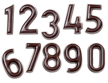CW1424 Поликарбонатная форма для шоколада Цифры 0-9 Chocolate World, Бельгия