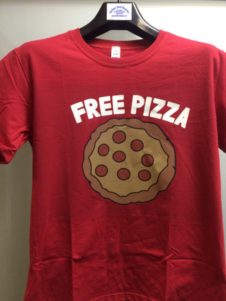 Футболка Free pizza
