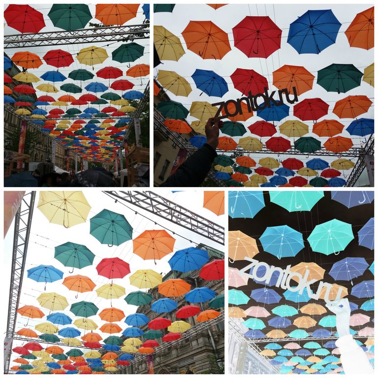 Аллея зонтиков в Санкт-Петербурге | zontok.ru