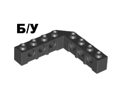 ! Б/У - Technic, Brick 5 x 5 Right Angle (1 x 4 - 1 x 4), Black (32555 / 4156698 / 4529549 / 6170702) - Б/У